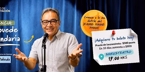"Tu voz puede ser legendaria"