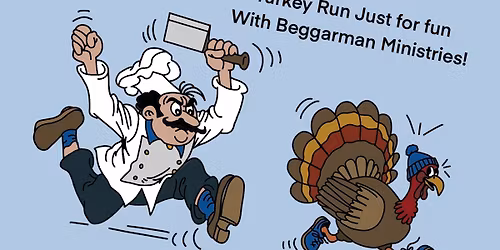 Inflatable Turkey Run just 4 Fun!