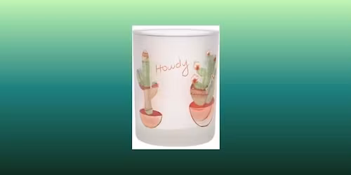 DIY Cowboy Cactus Candle* Mar 14