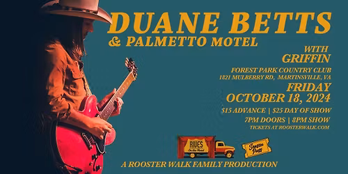 Duane Betts & Palmetto Motel