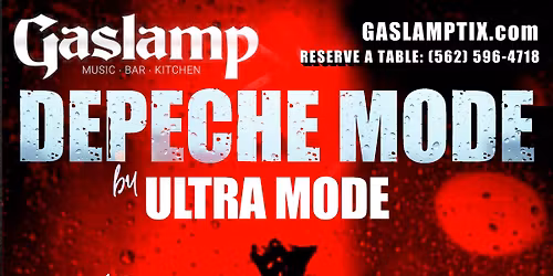 DEPECHE MODE Tribute ULTRA MODE + THE CURE + YAZ + ERASURE Tributes THE CURSE and YAZRASURE