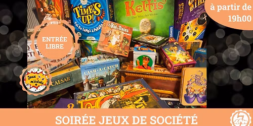 Soir\u00e9e Jeux de soci\u00e9t\u00e9