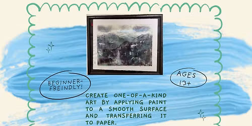 Play with Paint! Monotype Printmaking