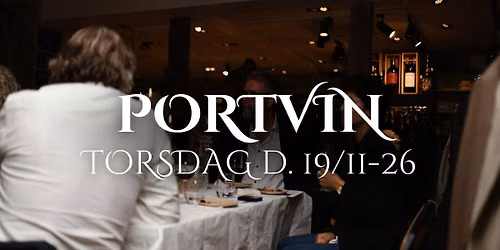 Vinsmagning - Portvin - 19\/11-26