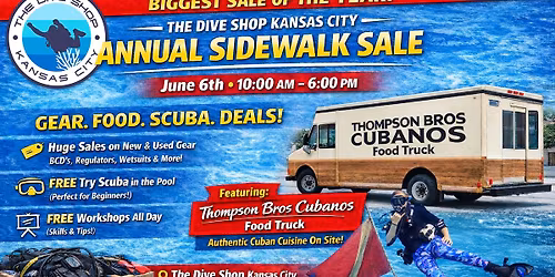 The Dive Shop Annual Sidewalk Sale