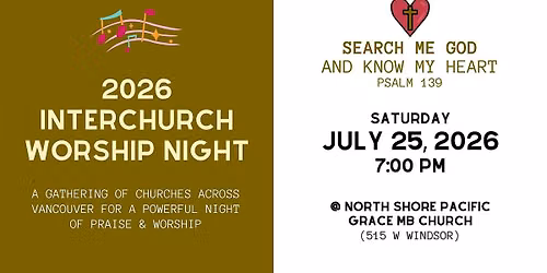 2026 Interchurch Worship Night