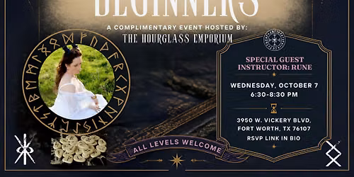 Runes For Beginners : Free In-Person Workshop