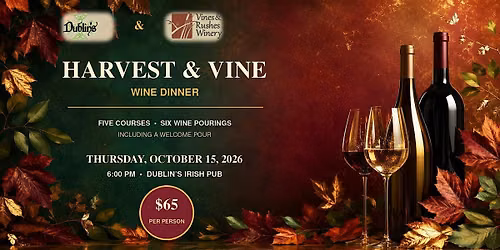 Harvest & Vine Wine Dinner