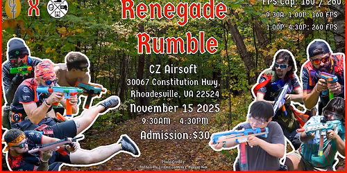 VFC and CZ Airsoft Present: RENEGADE RUMBLE