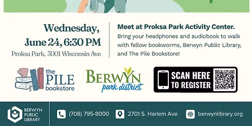 Audiobook Walk with the Berwyn Public Library