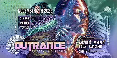 Cosy Void \u2014 Outrance Psytrance Night W\/ Varanoid \ud83c\uddeb\ud83c\uddf7\ufffc & Psygroo \ud83c\uddea\ud83c\uddf8\ufffc