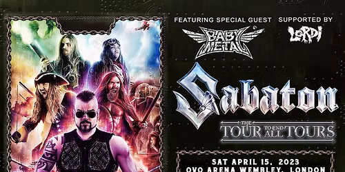 Sabaton London Tickets