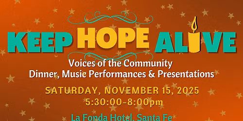 Keep Hope Alive \u2013 Voices of the Community Gala