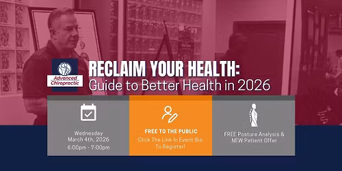 FREE Workshop & Posture Analysis | Reclaim Your Health