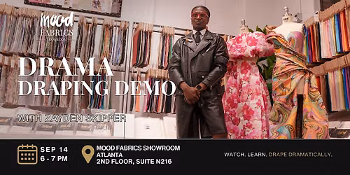 Drama Draping Demo with Zayden Skipper