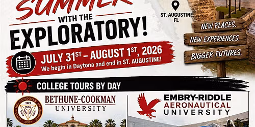 TRiO SSS Overnight College Tour: Daytona Beach & St. Augustine Experience