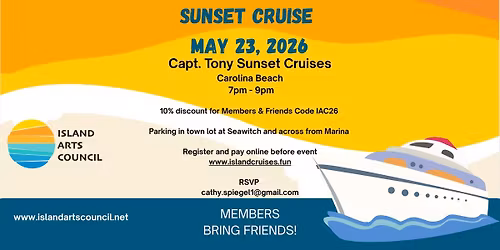 IAC May Social - Sunset Cruise