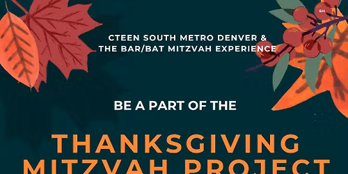 Thanksgiving Mitzvah Project
