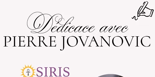 D\u00e9dicace Pierre Jovanovic