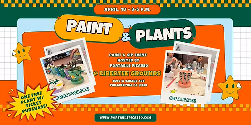 Paint & Plants - Paint and Sip Event