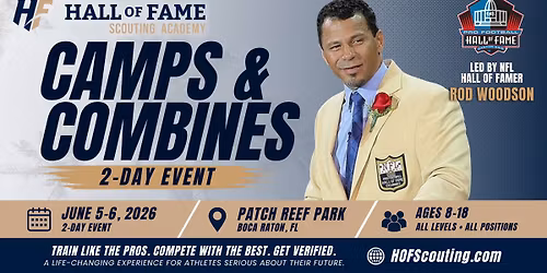 Football Camps and Combines Led by Rod Woodson