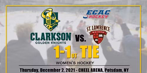 St Lawrence Saints at Clarkson Golden Knights Mens Hockey at Cheel Arena