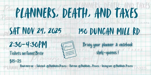 Planners, Death and Taxes
