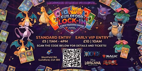 Lock-In Card Trading Event at Lockwood Studios Guildford