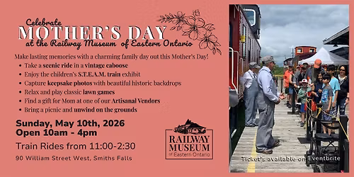 Mother's Day Train Rides at RMEO