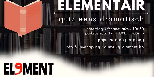 ELEMENTAIR - Quiz eens dramatisch
