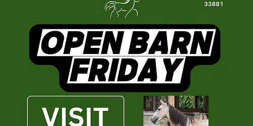 Open Barn Friday