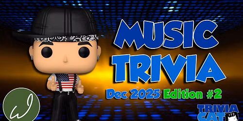 Muskegon (Wonderland Distilling) Music Trivia \u2013 Dec 2025 Edition #2
