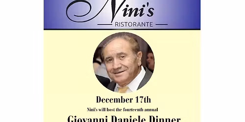Giovanni Daniele Dinner