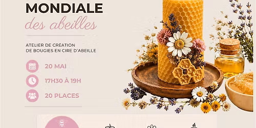 Miel & Fleurs \u2013 Atelier de bougies en cire d\u2019abeille