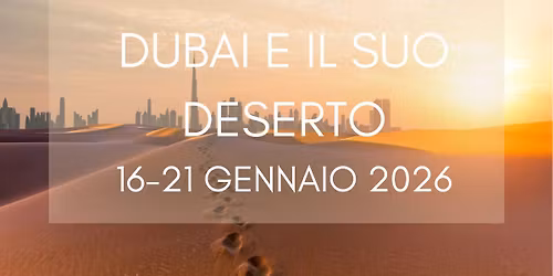 DUBAI ED IL SUO DESERTO - Grp 2