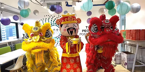 Lion dance group