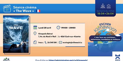 S\u00e9ance cin\u00e9ma "The Wave"