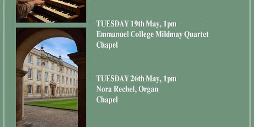 ECMS Lunchtime Recital: George Ashley (Voice), Miles Peacock (Piano)