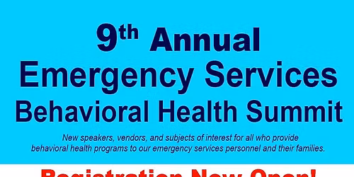 9th Annual Emergency Services Behavioral Health Summit