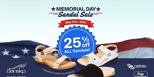 Memorial Day Sandal Sale