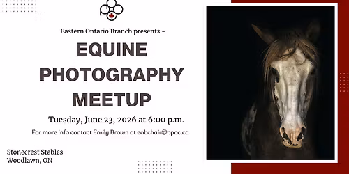 PPOC Eastern Ontario Branch Equine Photography Meetup