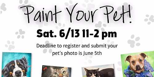 Paint Your Pet Benefiting Pets Fur People