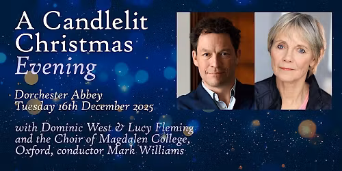 'A Candlelit Christmas Evening'  in memory of Dame Stephanie Shirley