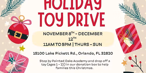 Holiday Toy Drive & Animal Haven 