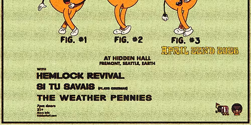 PNW Bluegrass Getdown feat Hemlock Revival, Si Tu Savais (plays Grisman) and The Weather Pennies