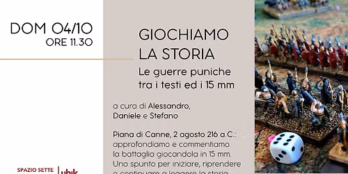 Giochiamo la storia. Le guerre puniche tra i testi ed i 15mm