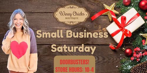SMALL BUSINESS SATURDAY