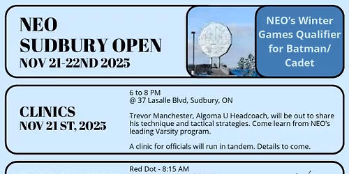 NEO Sudbury Open