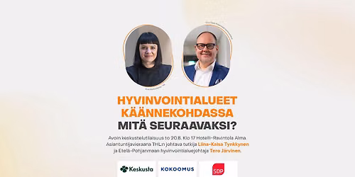 Hyvinvointialueet k\u00e4\u00e4nnekohdassa - mit\u00e4 seuraavaksi?