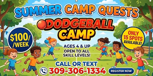 Summer Camp Quests Week 4 - Dodgeball Week